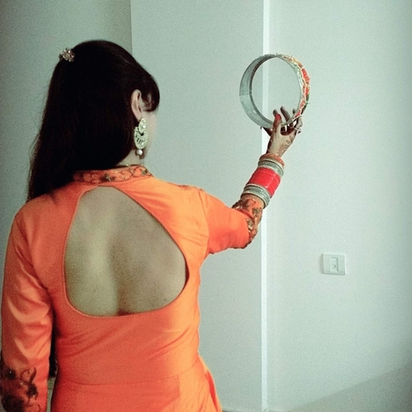 Indo Western Party wear Gown - Picture 3 of 3